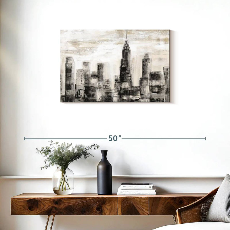 Skyline de Sirci Manhattan BW, H 20 po x l 30 po