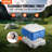 Portable Toilet For Camping With Carry Bag, RV Toilet With 3.2 Gal Waste Tank, Push-Button Pressurized Flush Commode, Leak-Proof And Odourless Travel Toilet For Adults Kids Camping Car
