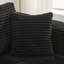 Canapés modulaires modulaires pour le salon: Chaise longue orientée vers la droite (noir)-1011669981-1011669980