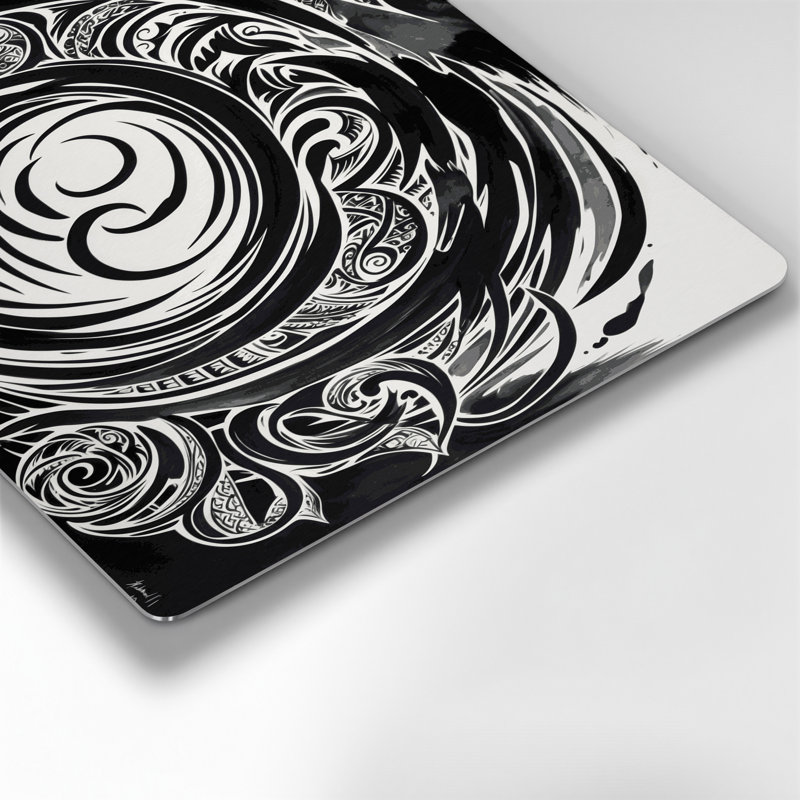 Art mural gris hawaïen, H 20 po x l 24 po