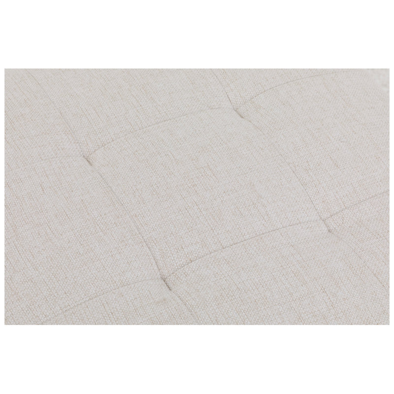 Repose-pieds carré en cuir Soren, 1149 Olive