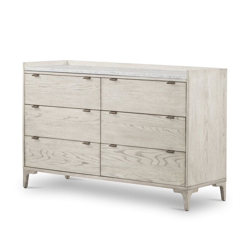 Viggo 6 Drawer 60" W Double Dresser