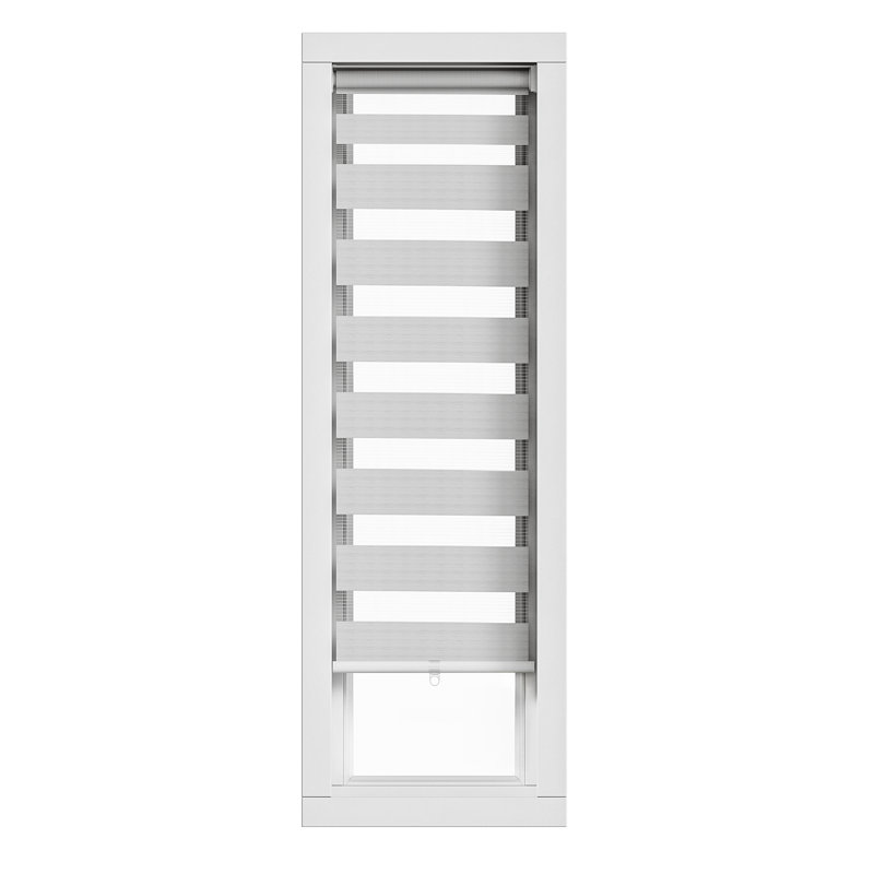 Store à enroulement semi-transparent Zebra, Blanc, L 20 po x L 72 po