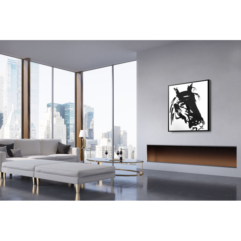 « Horse » par John Donnelly-reproduction de photo sur toile encadrée, H 28 po x l 22 po x P 2 po