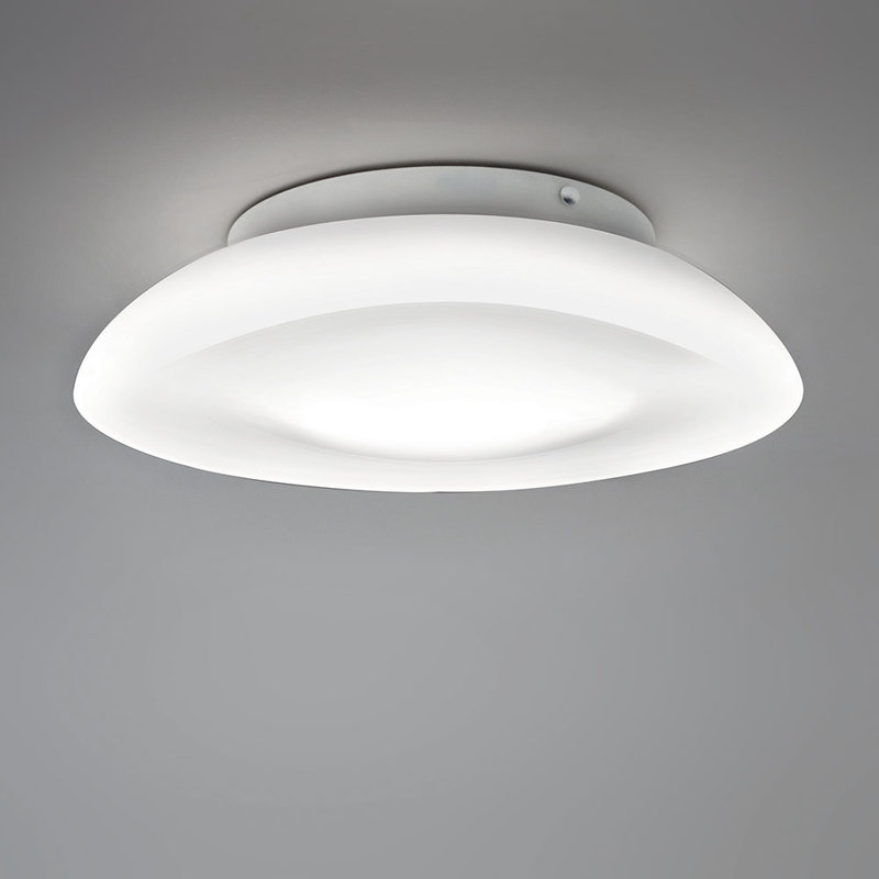 Lunex Wall/Ceiling Light, 14.5" H x 14.5" W x 4" D