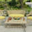Sunbrella 44" x 18" Contoured Outdoor Wicker Bench Cushion-620469321