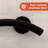 WAVE 18 in. x 1.25 in. Grab Bar, ADA Compliant for Bath and Shower Safety (500 lb. Capacity) in Matte Black-125361688-125361691