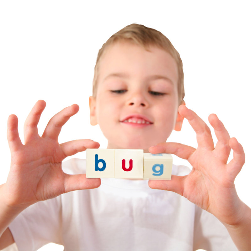 CVC Tri Blocks Tub Word Building