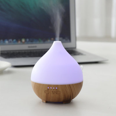 140 ml diffuseur d'arôme de grain de bois USB humidificateur portable diffuseur d'huile brume pour le bureau à domicile chambre à coucher utilisation intérieure