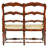 French Provincial Ladderback Settee