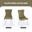 Chaise parsons en velours capitonné Joshanae-398206068