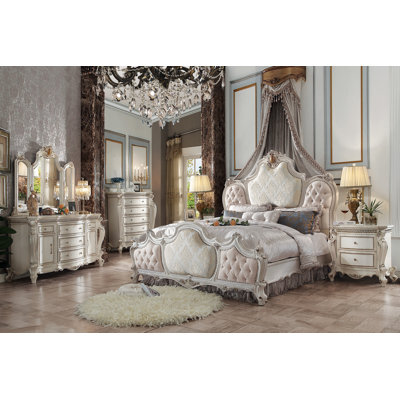 Fillare Solid Wood Piece Bedroom Set