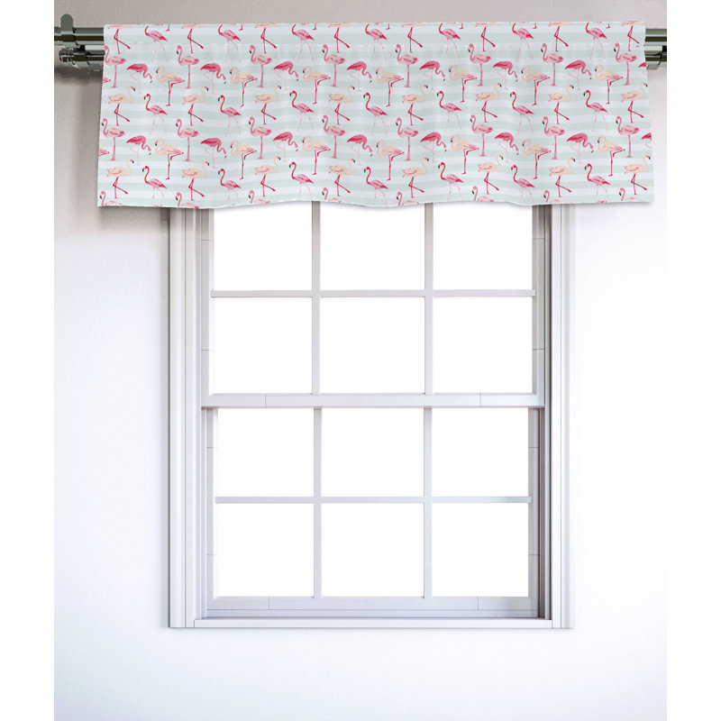 Sateen Ruffled Window Valance