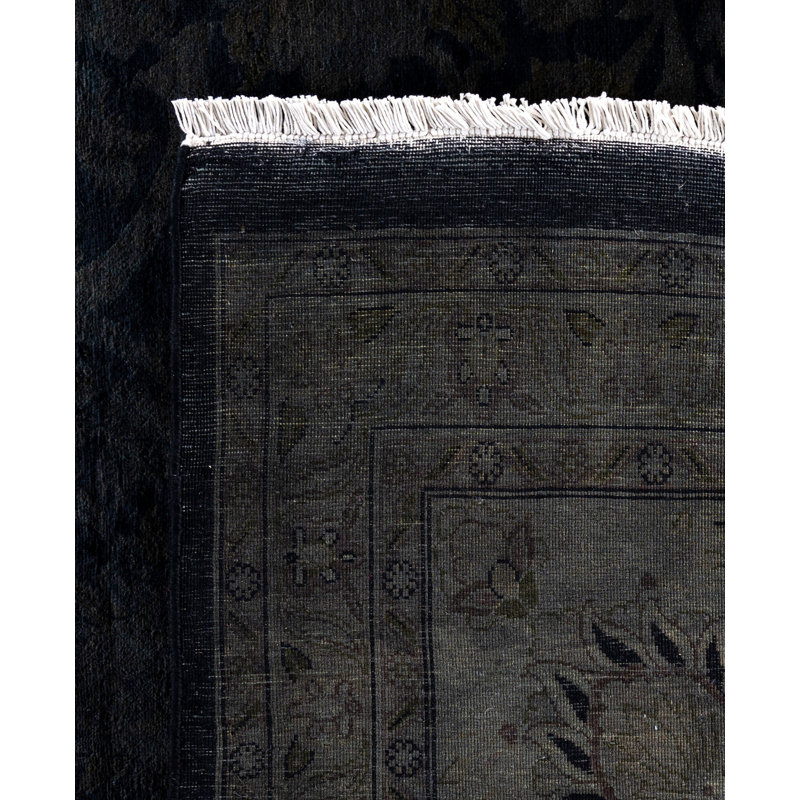 Overdyed One-of-a-Kind 12' 0" X 15' 5" Hand Knotted Area Rug