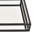 Shaya Rectangular Tray, Gallery Frame w Rails, Glass, Black Metal 16 Inch