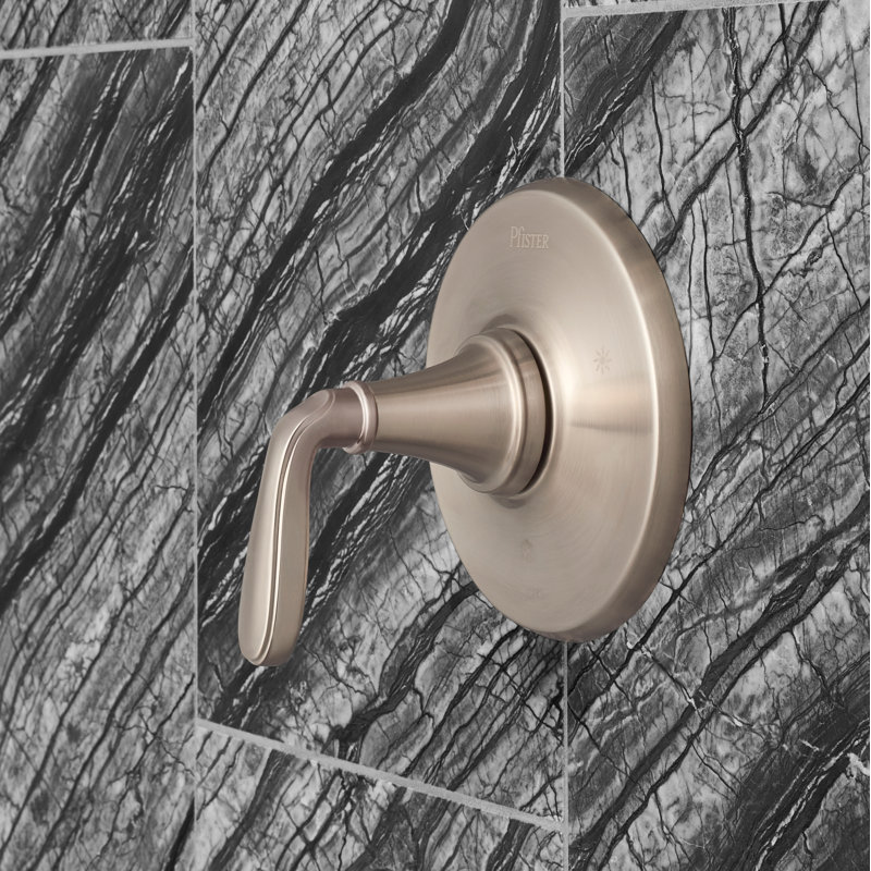 Northcott Dual Function Tub and Shower Faucet with Trim, Brushed Nickel