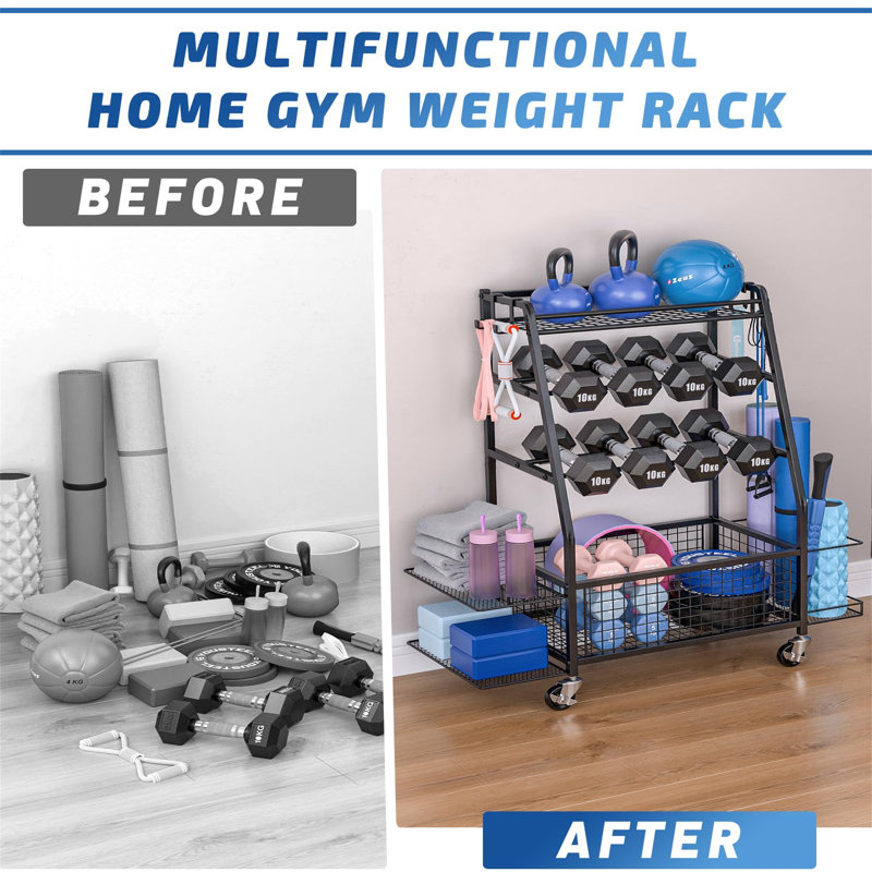 Metal Freestanding Multi-Use Sports Rack