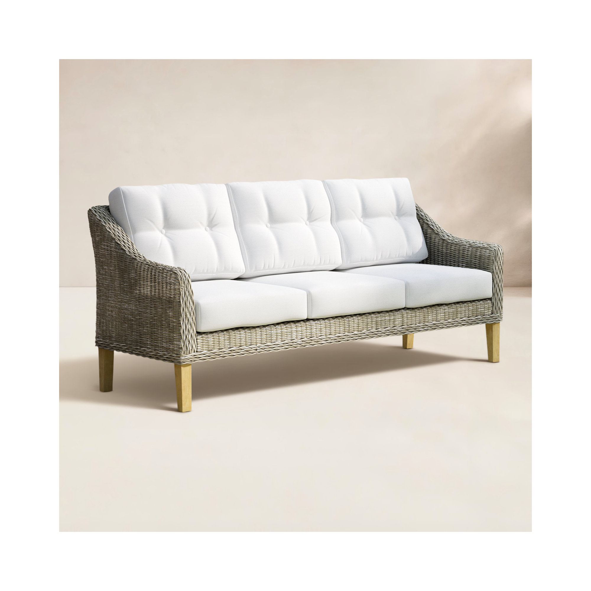 Tegan Patio Sofa with Cushions