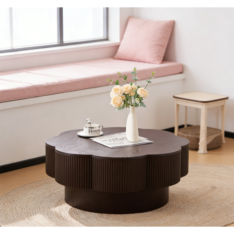 Table basse 31,50 ", Marron foncé