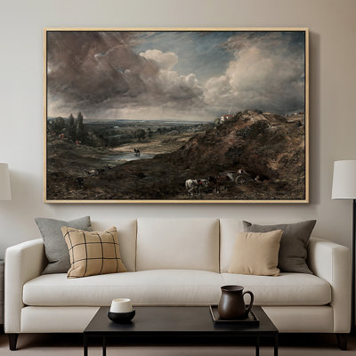 Branch Hill Pond, Hampstead Heath, c. 1828-John Constable-Framed Gallery Wrapped Canvas