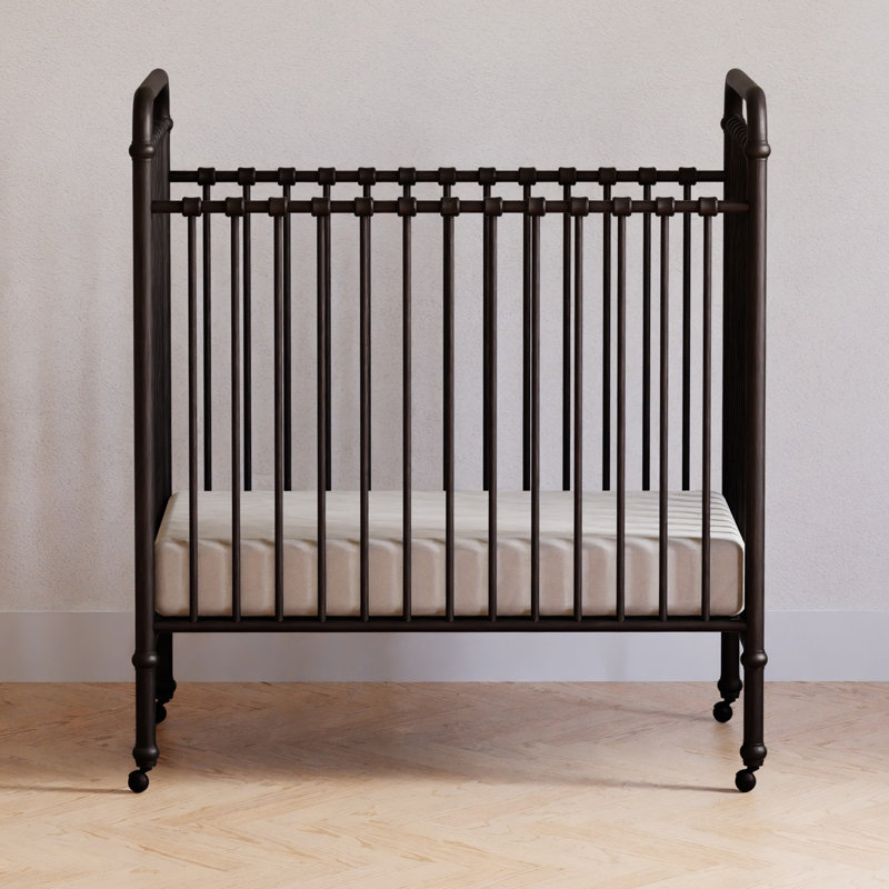 Abigail 3-In-1 Convertible Mini Crib, Vintage Iron