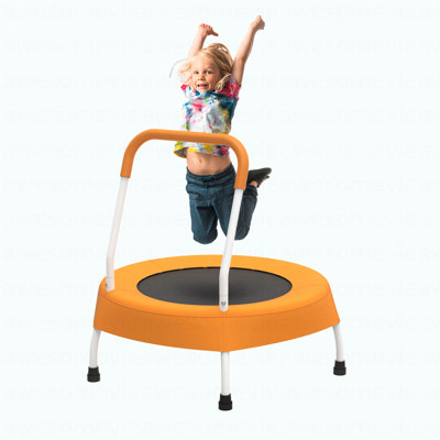 28Inch Toddler Trampoline For Kids 1 Year Plus With Handle, Baby Gifts For Boys And Girls, Indoor And Outdoor