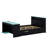All-in-One Wood Daybed with Trundle, Desk, LED Light & USB Charging-1425926948