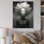 «Wild Hair Dreams», impression monochrome sur toile-1193342030-1193342029