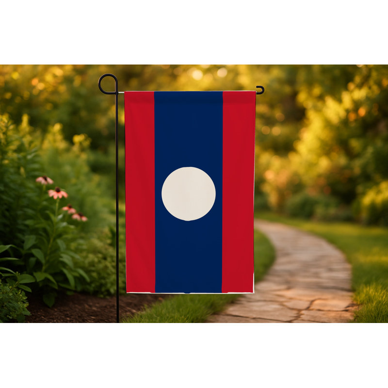 Drapeau du Laos — Drapeau d'extérieur, H 36 po x l 60 po