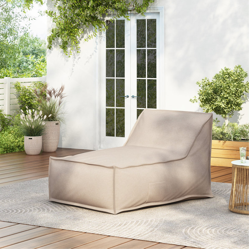 Fauteuil à billes Perry, beige, ensemble de 1, Tissu beige