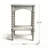 Vintage Solid Wood Spindle Accent Table - Rustic Side Table With Lower Shelf