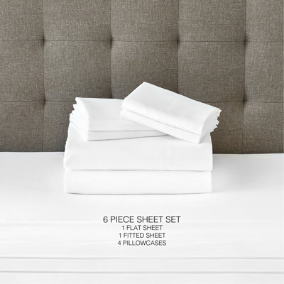 Restonic ComfortCare Hybrid Restful Nights Plush, King + 12-Piece Premium Comfort Bedding Pack, King Size