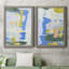 Toile encadrée de qualité supérieure Rorschach Rainbow I - prête à être accrochée-74646356-74646314