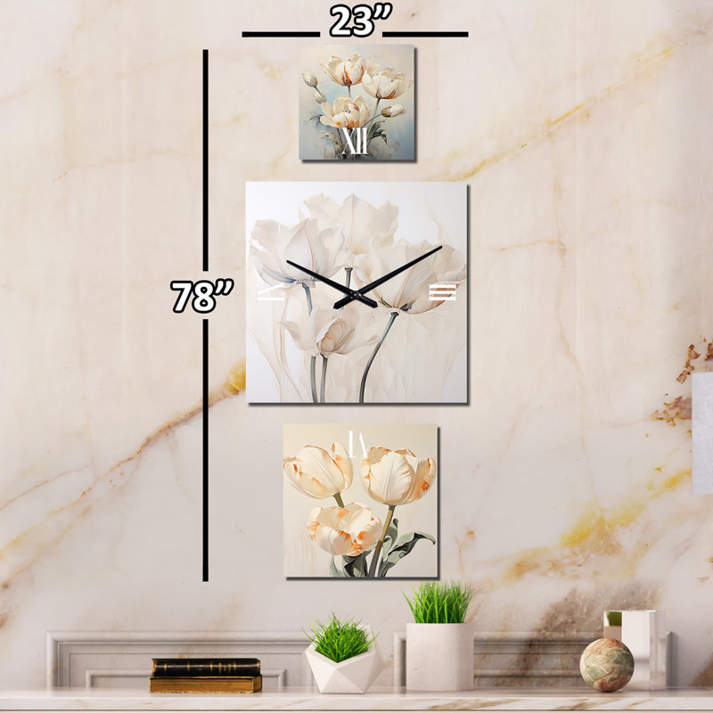 Lyris Metal Wall Clock