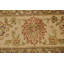 Tapis unique brun clair / rouge noué à la main 5 pi 9 po x 9 pi New Age
