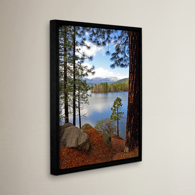 « matinée reflection », reproduction de photo encadrée, H 18 po x l 14 po x P 2 po