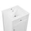 Meuble-lavabo de 20 po avec lavabo, armoire de salle de bain avec porte à fermeture douce, support de rangement et tablette réglable-2085494907