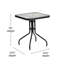 Elgin 3 Piece Patio Dining Set - Glass Table, 2 Flex Stack Chairs-709257422