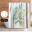 Rideau de douche Coastal Green Coral II par PI Creative Art
