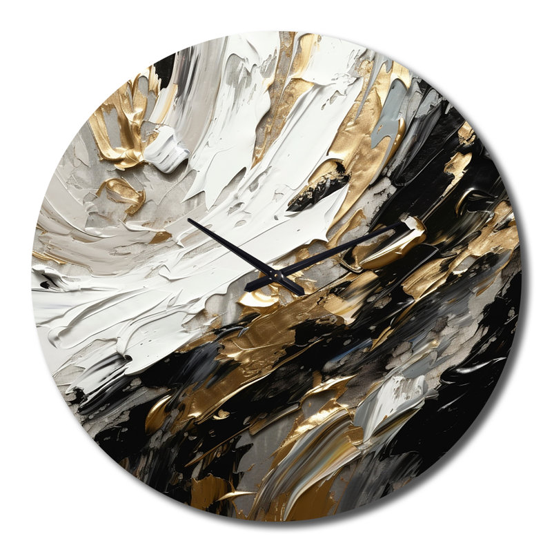 Horloge murale en métal exquise Darling, Grand