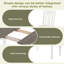 Ensemble de table de salle à manger 7 pièces de style rétro avec table extensible et 6 chaises rembourrées-1851651888-1851651895