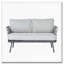 Causeuse et table en acier-1414349454