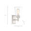 Applique murale à bras 1 lumière Lanning-822569546