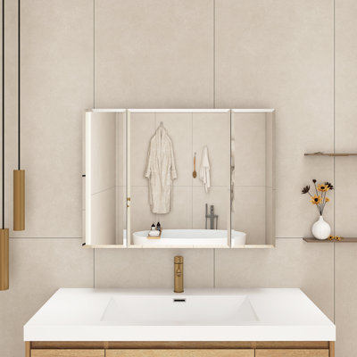Yuille Frameless Medicine Cabinet Mirror