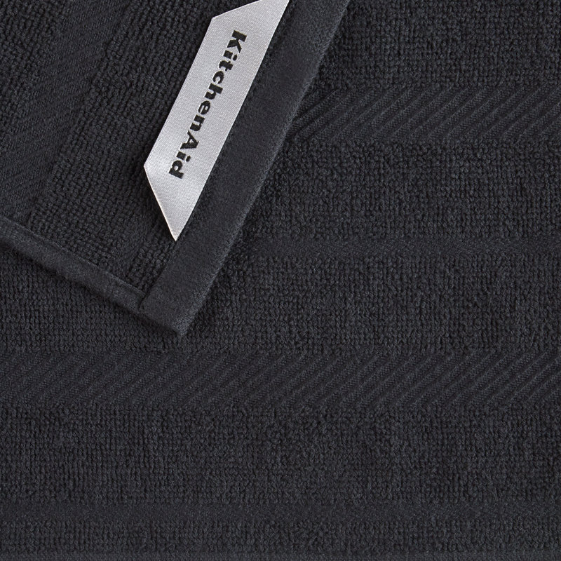 KitchenAid Albany Dishcloth 12"x12", Black