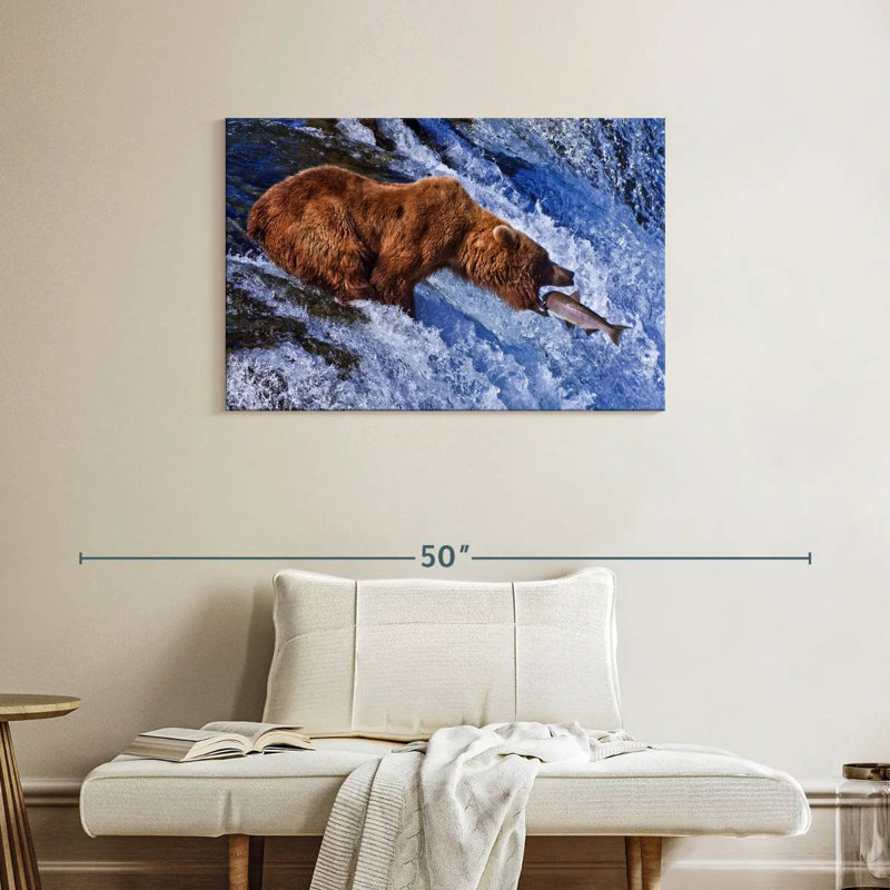 Brampt Bear Hunting, 24" H x 36" W