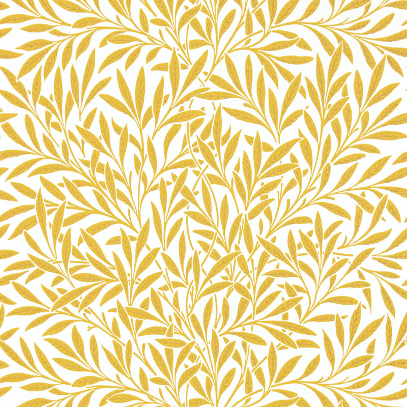 Willow 10.05m x 52cm Matte Wallpaper Roll, Yellow