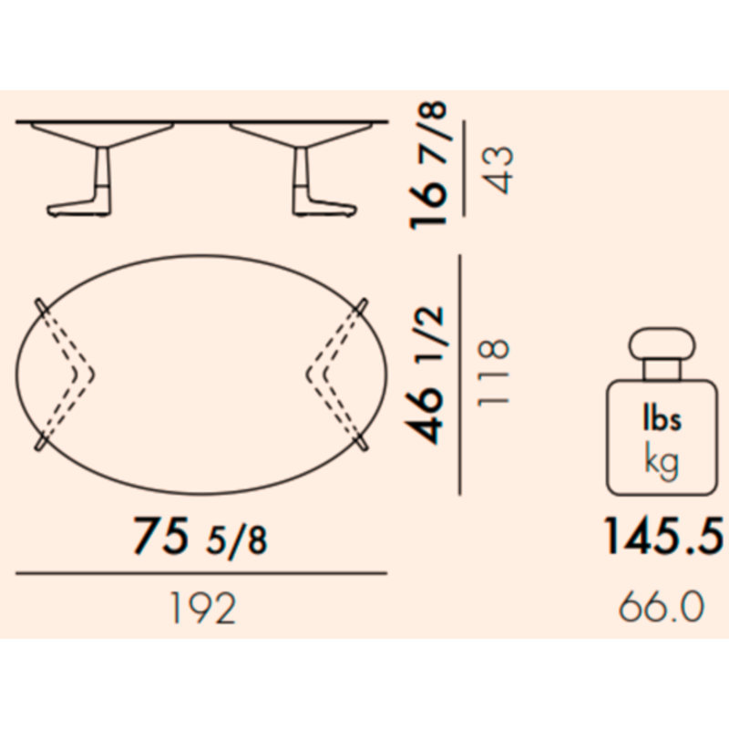Table basse Multiplo