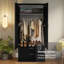 Armoire de rangement à 2 portes et 2 tiroirs Latitude Run® avec tablette et espace de suspension Armoire en bois L 31 po-106503755