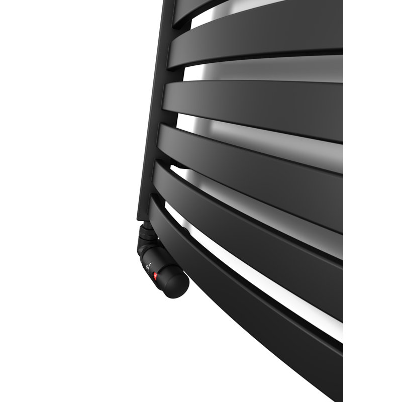 Heated Towel Rail, DEXTER 860/400, Black